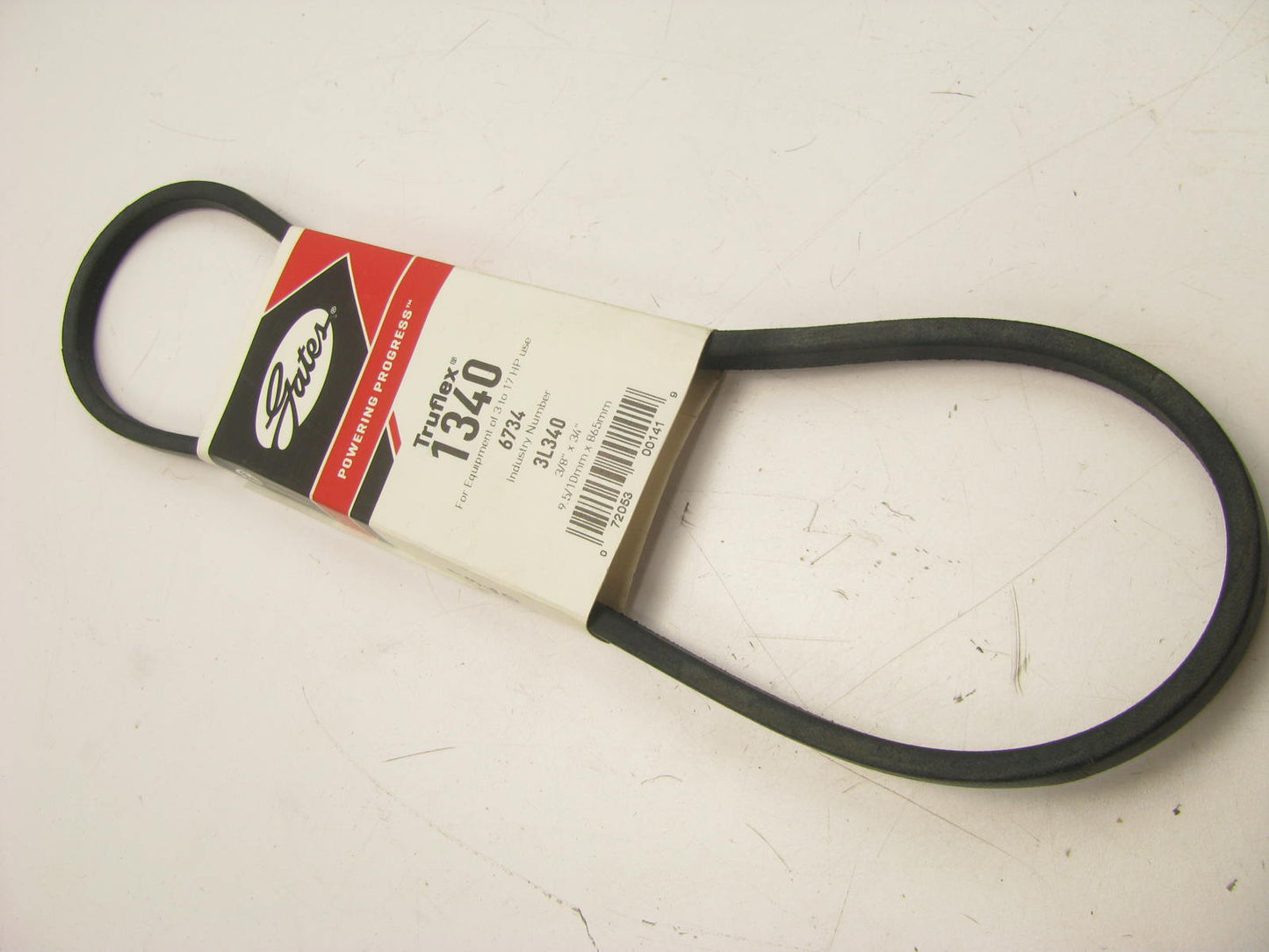 Gates 1340 Power Equipment Accessory Drive Belt - 3/8'' X 34''