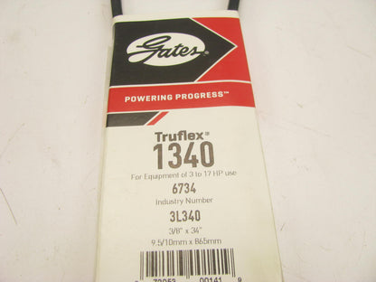 Gates 1340 Power Equipment Accessory Drive Belt - 3/8'' X 34''