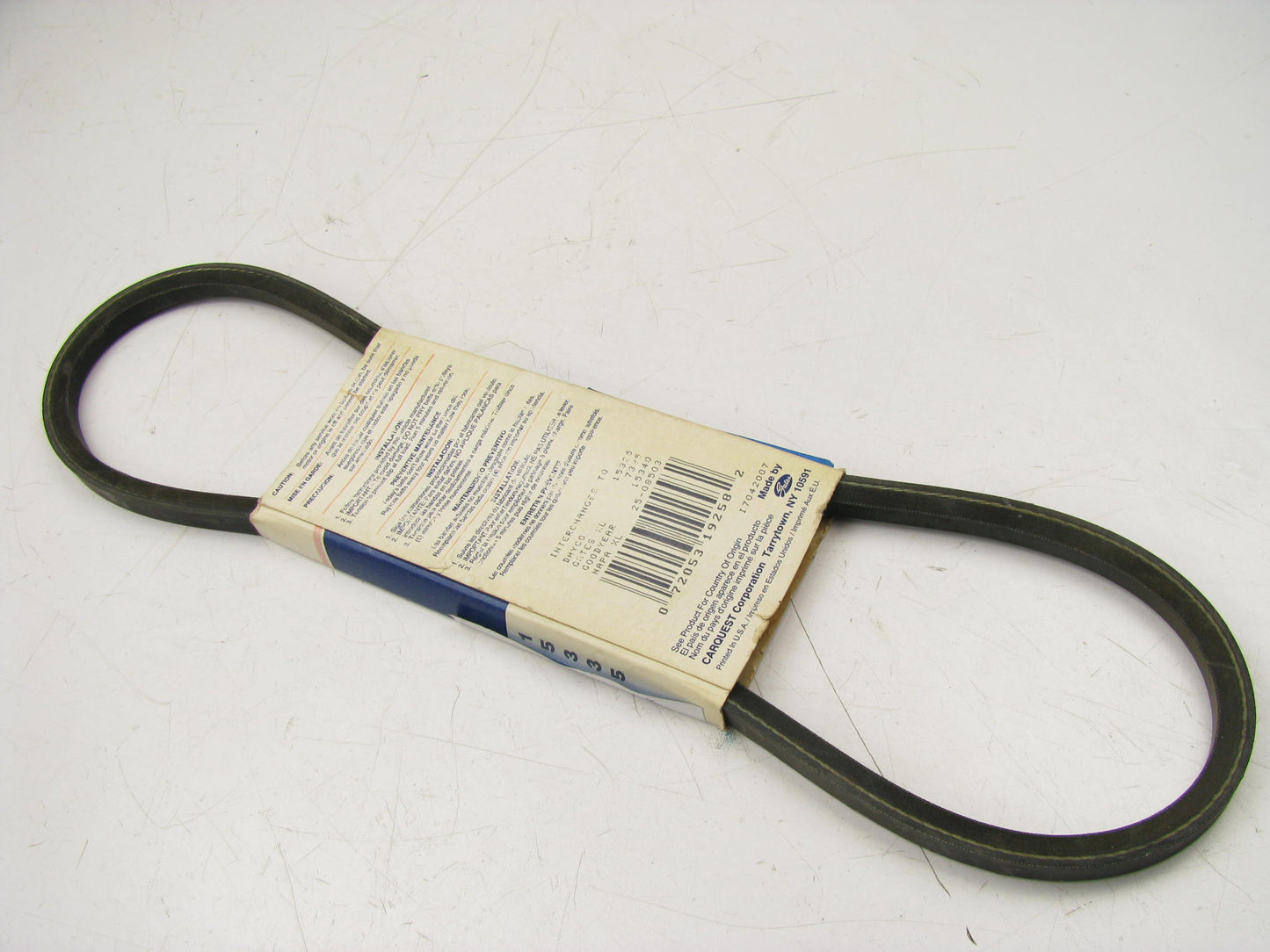 Gates 15335 Accessory Drive Belt - 0.44'' X 33.50'' - 36 Degree