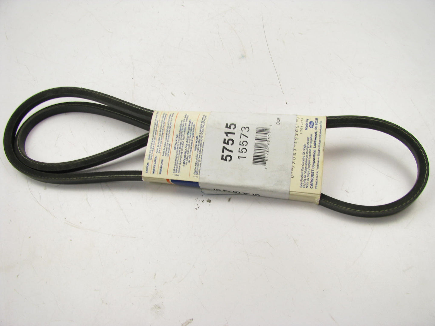 Gates 15573 Accessory Drive Belt - 0.44'' X 57.30'' - 36 Degree