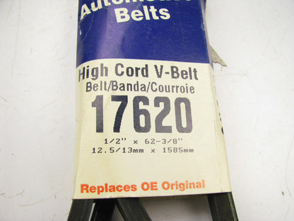 Gates 17620 Accessory Drive Belt - 0.53'' X 62.00'' - 36 Degree