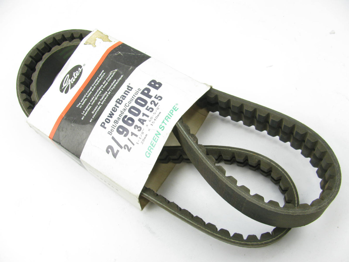 Gates 2/9600PB Joined Accessory Drive Belt - 1-1/8'' X 60.625'' - 2 Strands