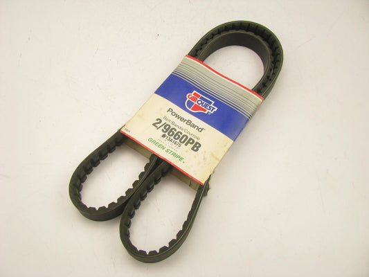 Gates 2-9660PB Banded Accessory Drive Belt - 1-1/8'' X 66-7/8'' - 2 Strand
