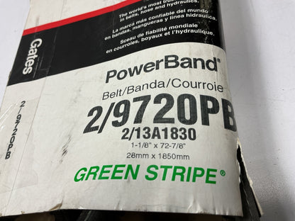 Gates 2/9720PB Joined V-Belt Accessory Drive Belt - 1-1/8'' X 72-7/8''