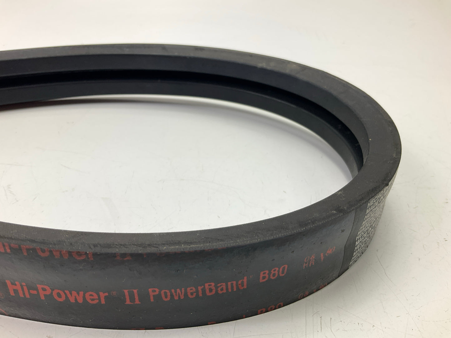 Gates 2/B80 Hi-Power II PowerBand Wrapped Joined V-Belt 2-strand 1-5/16'' X 83''