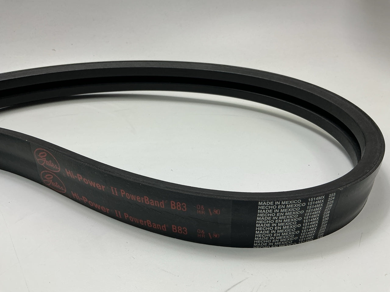 Gates 2/B83 B83 Banded Classical V-Belt, 86'' Outside Length, 2-strand