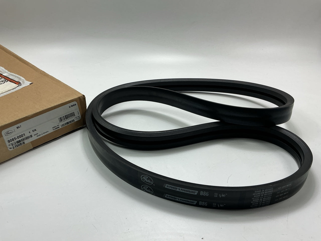 Gates 2/B86 Dual Industrial Accessory Drive Belt - 1-13/32'' X 89'' - 2 BAND