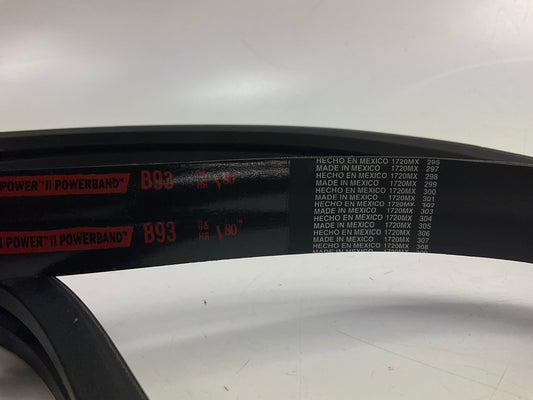 Gates 2/B93 Hi-Power PowerBand Accessory Drive Belt 2-Strand Joined V-Belt