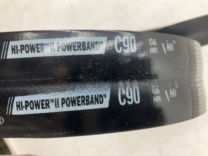 Gates 2/ C90 Hi-Power II PowerBand V-Belt, 2-Strand