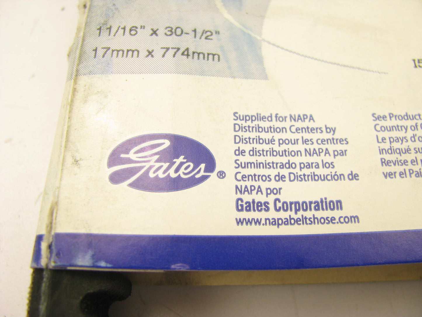 Gates 22299 Truck & Bus Accessory Drive Belt - 0.69'' X 30.25'' - 38 Degree