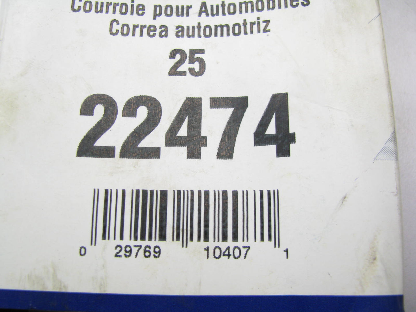 Gates 22474 Truck & Bus Accessory Drive Belt - 0.69'' X 47.93'' - 38 Degree