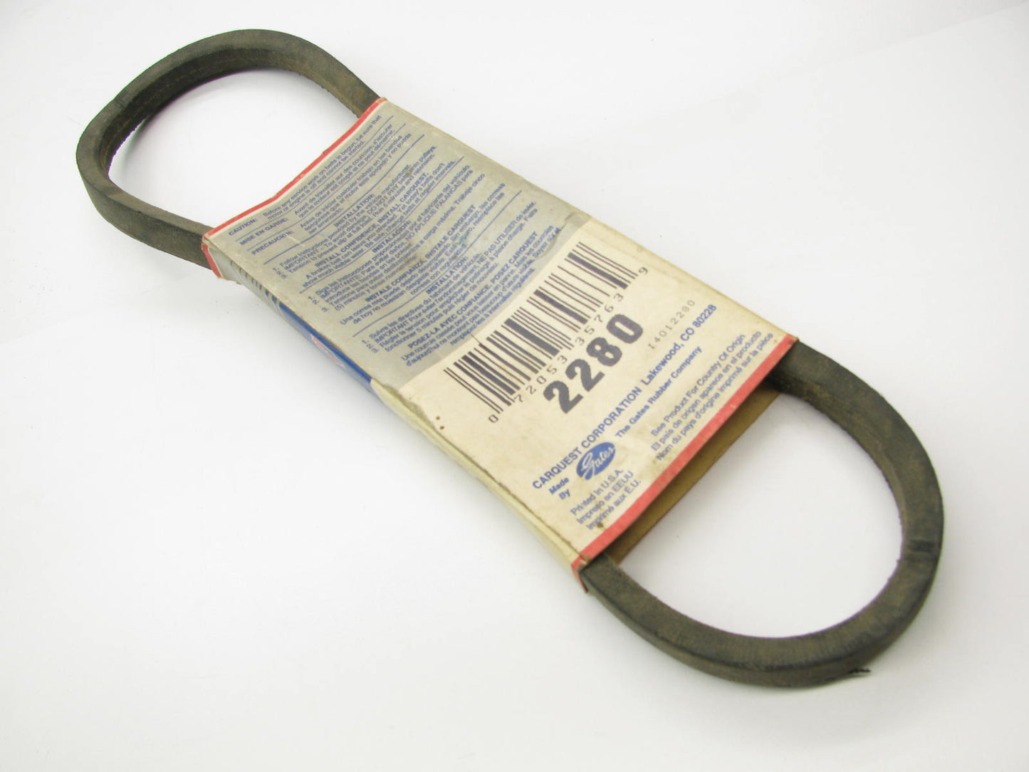 Gates 2280 Power Equipment Accessory Drive Belt - 1/2'' X 28''