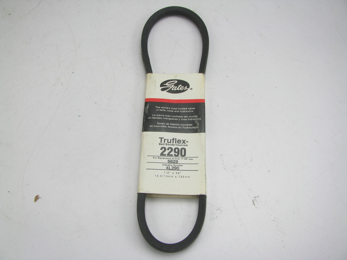 Gates 2290 Power Equipment Accessory Drive Belt - 1/2'' X 29''