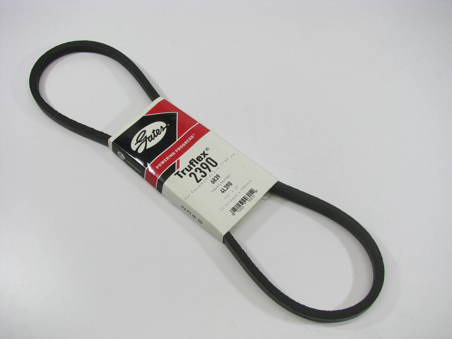 Gates 2390 Power Equipment Accessory Drive Belt - 1/2'' X 39''