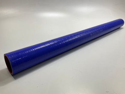 3 FEET - Gates 24838 Blue Silicone 36'' Straight HD Radiator Hose 2-3/8'', SAE20R1