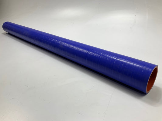 3 FEET - Gates 24838 Blue Silicone 36'' Straight HD Radiator Hose 2-3/8'', SAE20R1