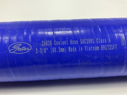 3 FEET - Gates 24838 Blue Silicone 36'' Straight HD Radiator Hose 2-3/8'', SAE20R1