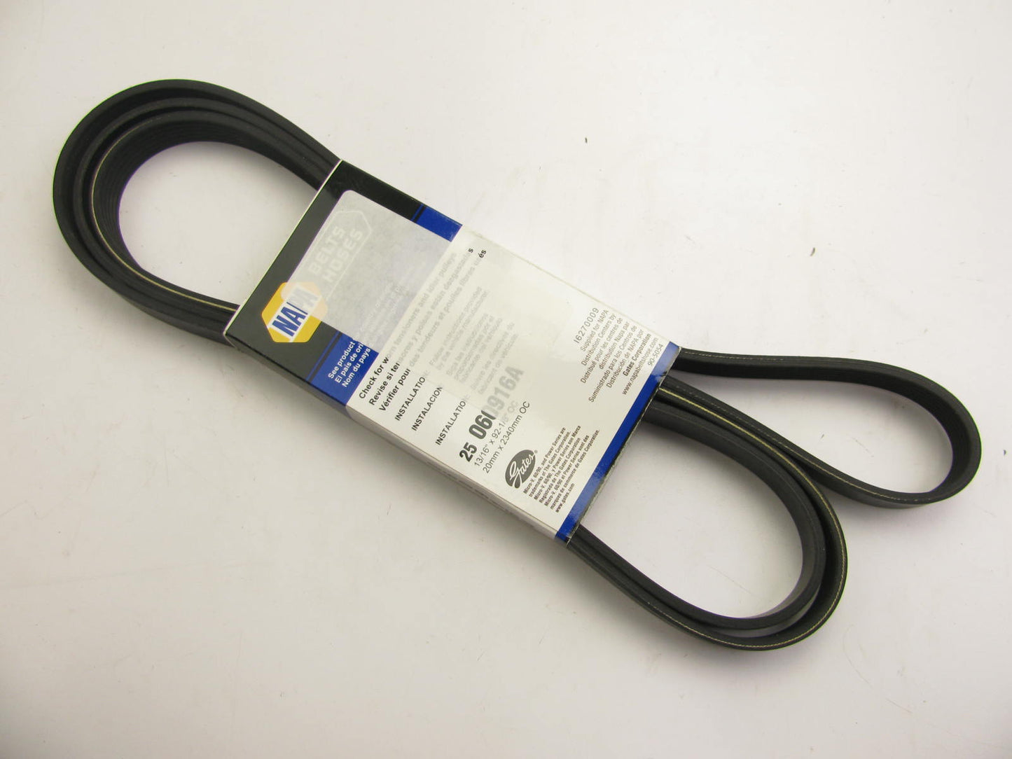 Gates 25-060916A Aramid Serpentine Belt - 0.84'' X 91.60'' - 6 Ribs