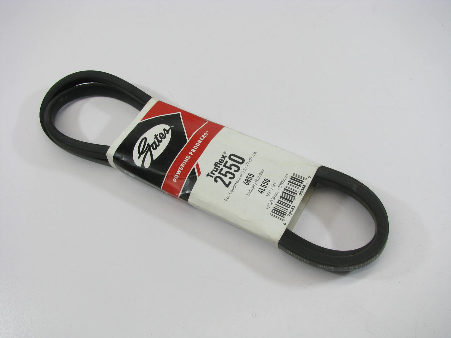 Gates 2550 Power Equipment Accessory Drive Belt - 1/2'' X 55''