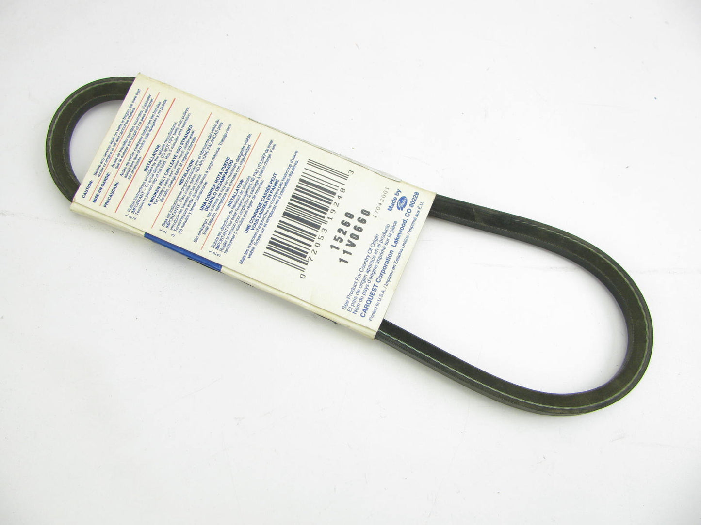 Gates 26013 Accessory Drive Belt - 0.44'' X 26.00'' - 36 Degree
