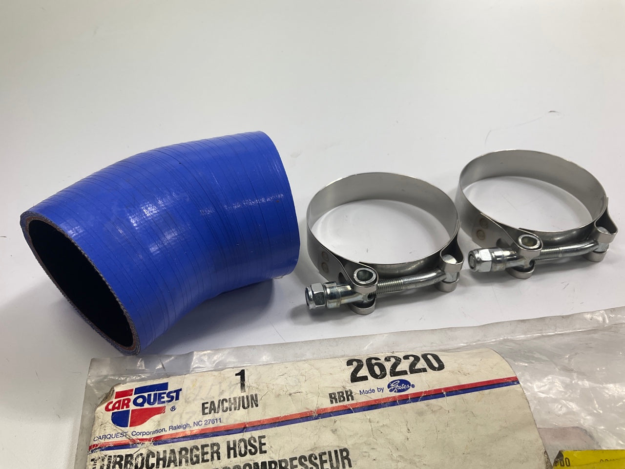 Gates 26220 Turbocharger To Pipe (Hot Side) Hose Boot Kit W/ Clamps