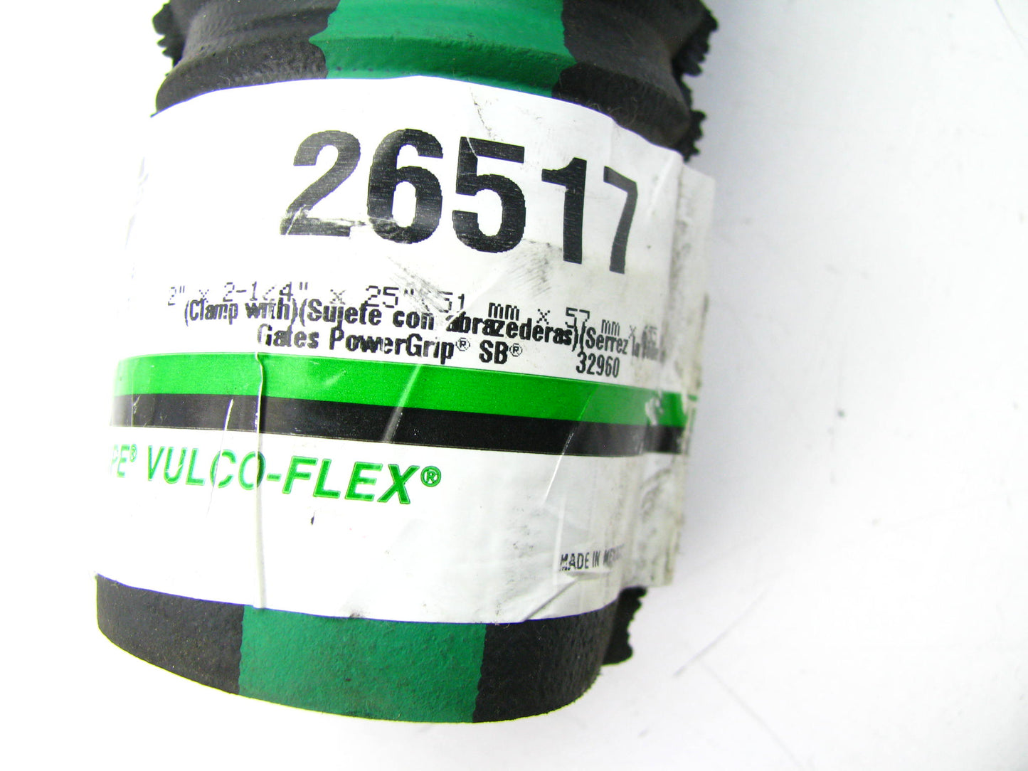 Gates 26517 Flexible Radiator Coolant Hose, 2'' X 2-1/4'' X 25'' Long