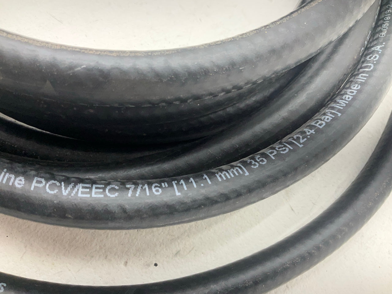 20 FEET - Gates 27005 Safety Stripe Fuel Line Hose PCV EEC - 7/16'' ID