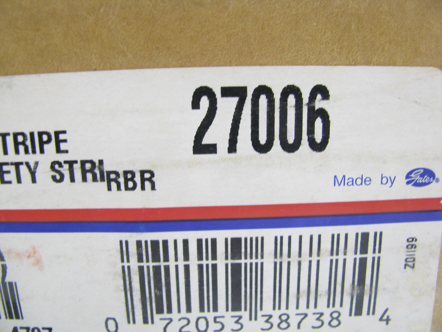 Gates 27006 Safety Stripe Fuel Vapor Hose - 1/2'' X 25' Long