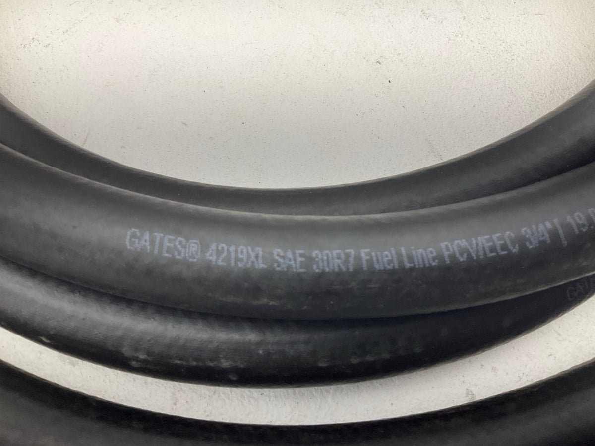 14  FEET - Gates 27010 Safety Stripe Fuel Line Hose - 3/4'' ID, 30R7 35 PSI