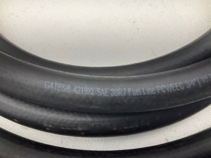 14  FEET - Gates 27010 Safety Stripe Fuel Line Hose - 3/4'' ID, 30R7 35 PSI