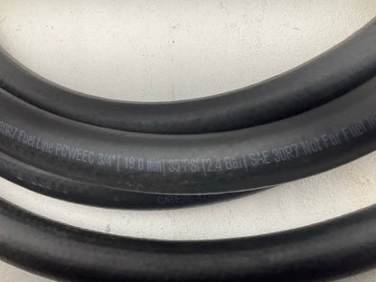 14  FEET - Gates 27010 Safety Stripe Fuel Line Hose - 3/4'' ID, 30R7 35 PSI