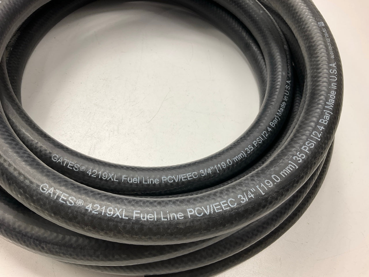 22 FEET - Gates 27010 Safety Stripe Fuel Line Hose, 3/4'' ID