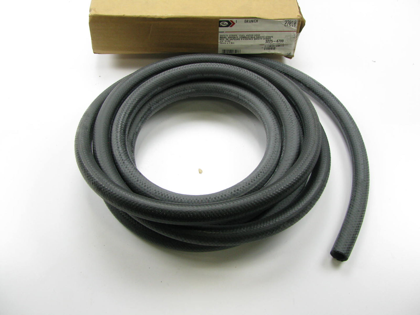 25 FEET - Gates 27010 Safety Stripe Fuel Line Hose - 3/4'' ID