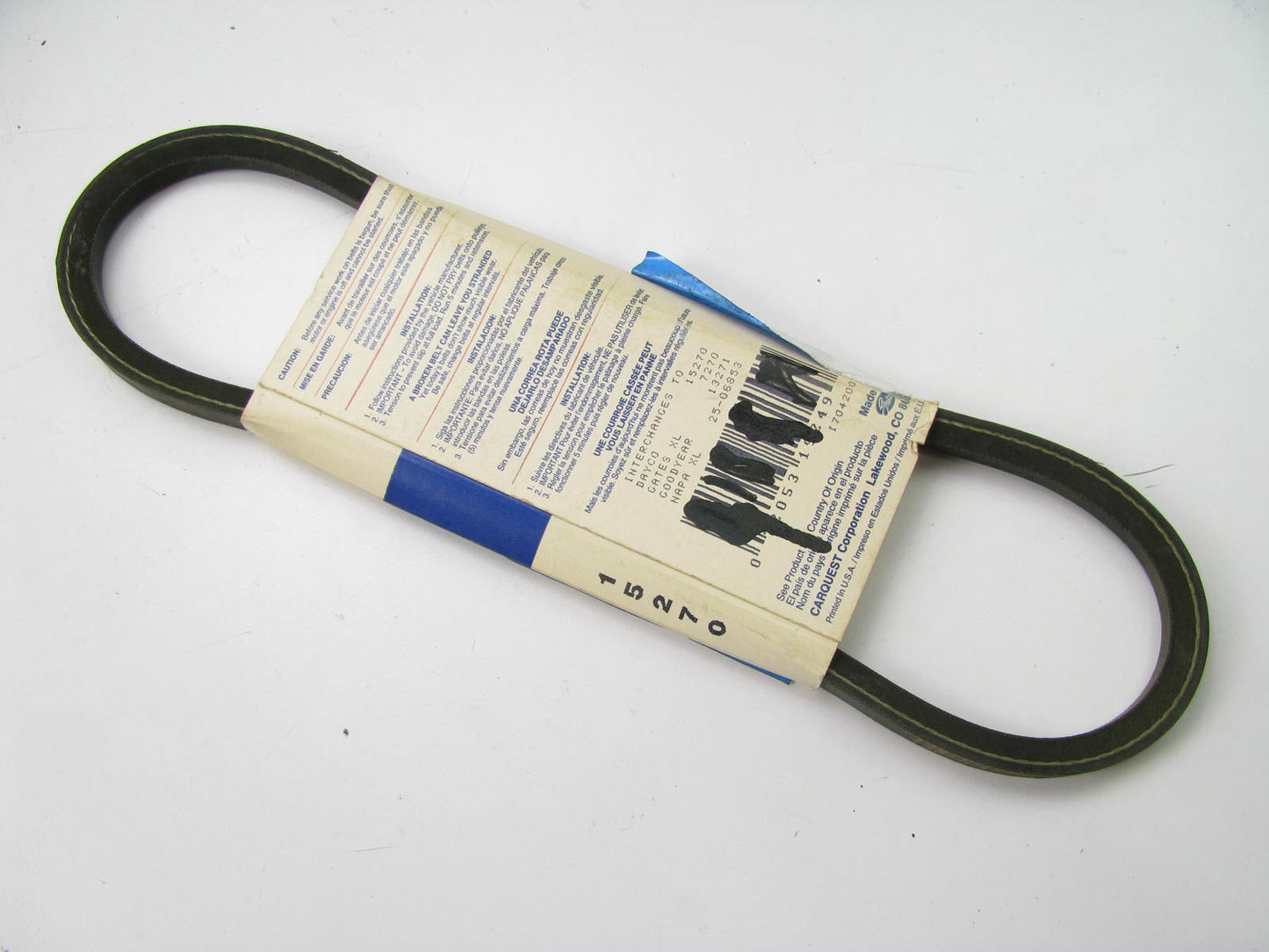Gates 27013 Accessory Drive Belt - 0.44'' X 27.00'' - 36 Degree
