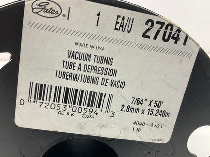 50 FEET Roll - Gates 27041 7/64'' X 50' Vacuum Tubing  Vacuum Hose Tube, USA Made