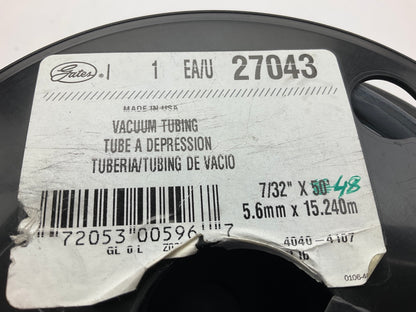 48 FEET - Gates 27043 Vacuum Tubing Hose, 7/32'' ID, 30 Inch/Hg