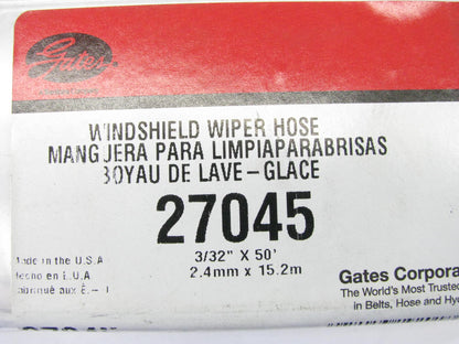 Gates 27045 Windshield Wiper Washer / Vacuum Hose - 3/32'' ID X 50' Long