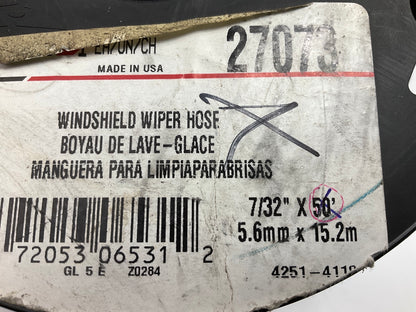 25 FEET - Gates 27073 Windshield Wiper Hose, 7/32'' ID