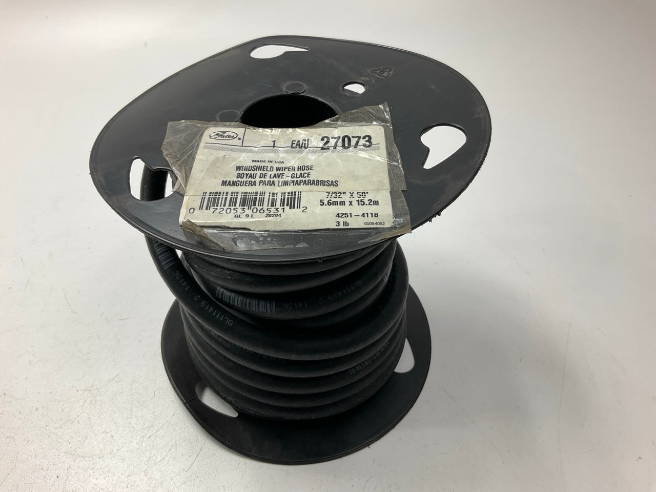 33 FEET - Gates 27073 Vacuum / Windshield Washer Hose, 7/32'' ID