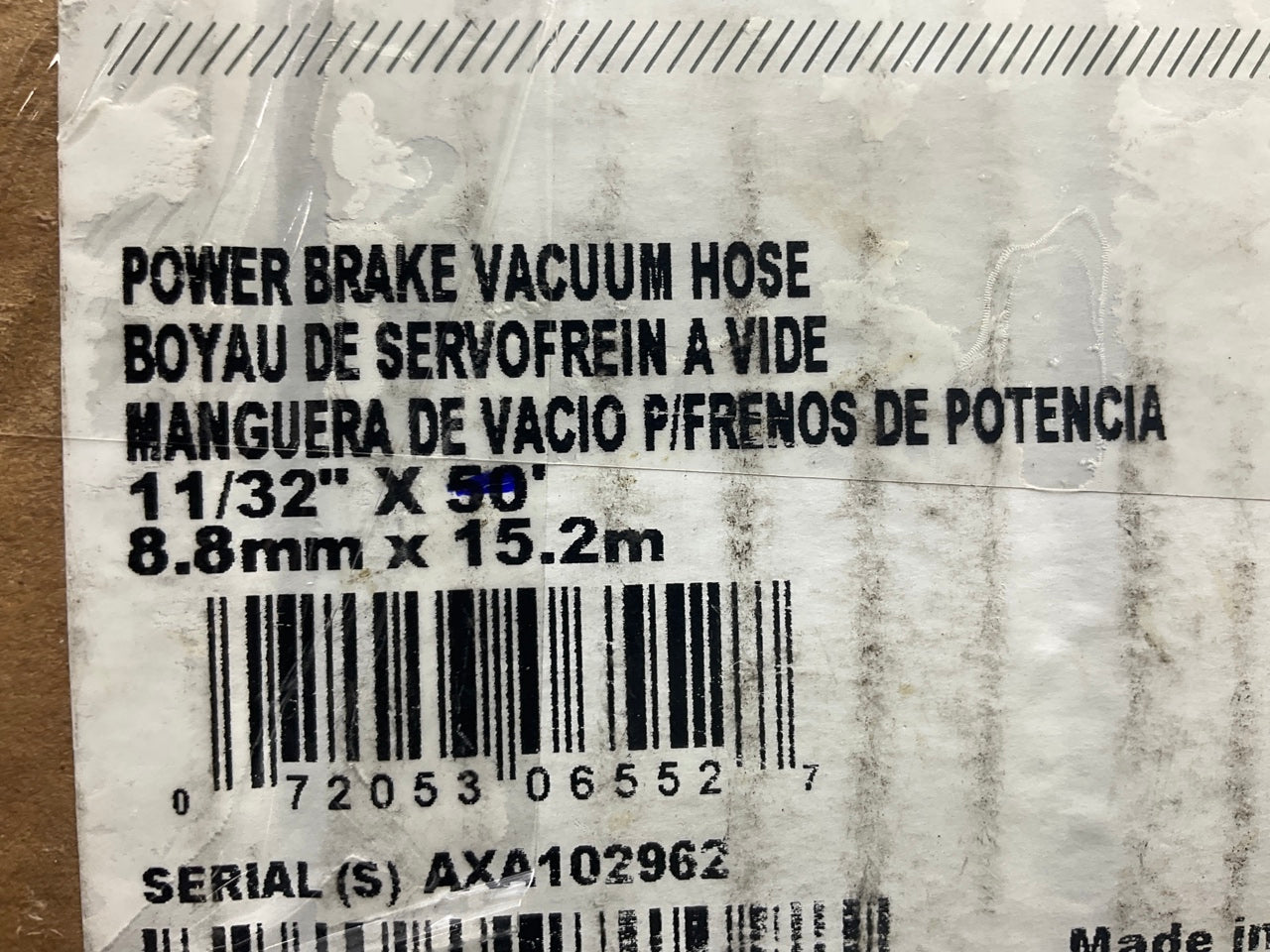 25 FEET - Gates 27230 PREMIUM Power Brake PVC Vacuum Hose 11/32'' Inner Diameter