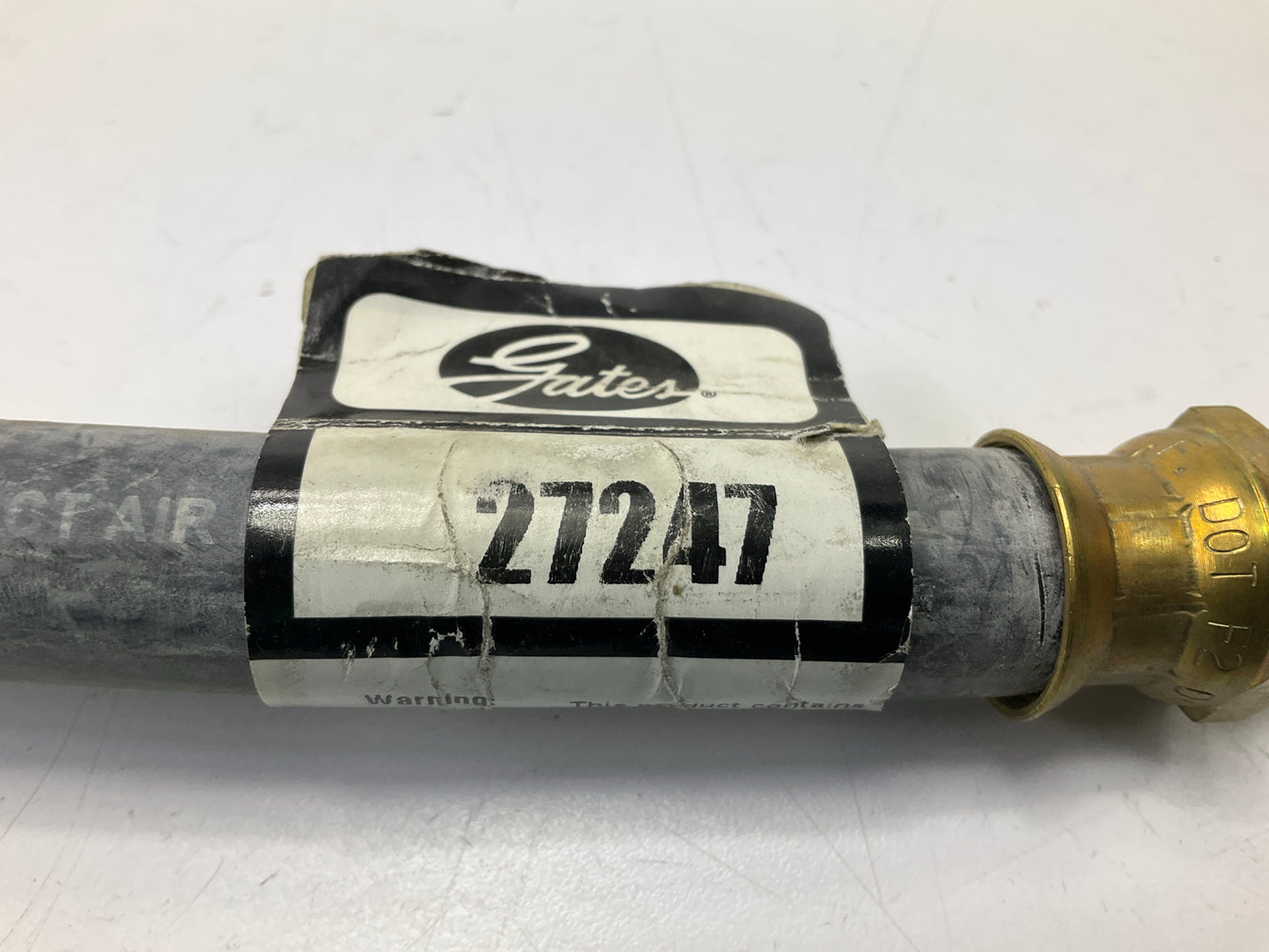Gates 27247 Air Brake Hose Assembly; 3/8'' X 26'' X 1/4''