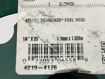 16 FEET - Gates 27313 SAE 30R14T1 Barricade Fuel Hose 50 PSI - 1/4'' MADE IN USA