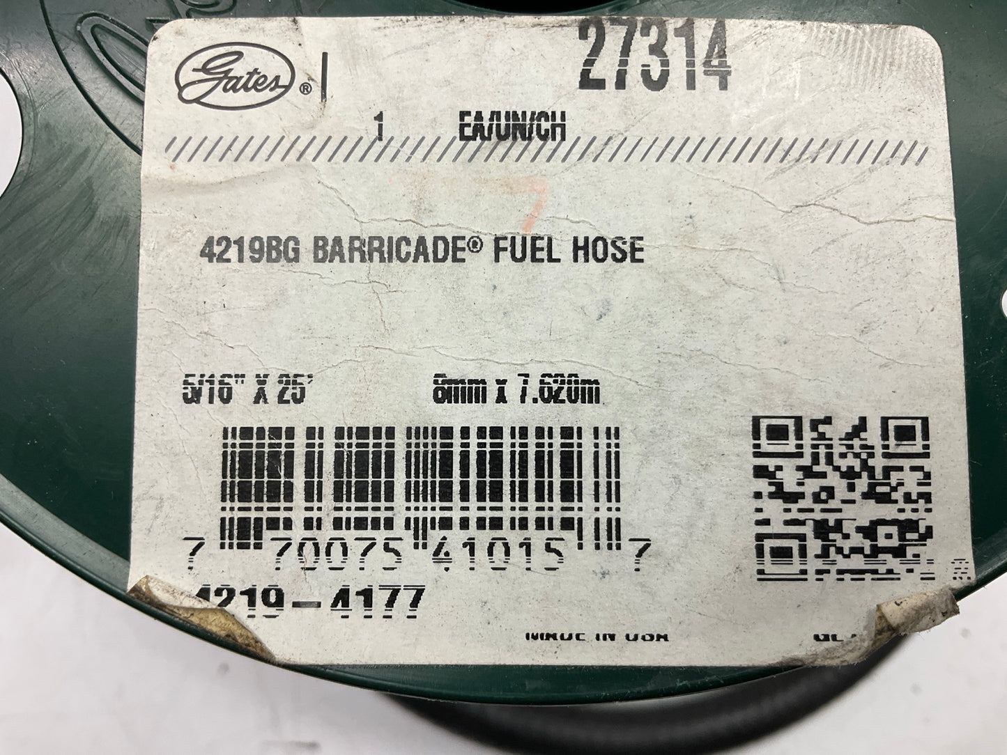 7 FEET - Gates 27314 Carburetor Barricade Fuel Line Hose 5/16'', Low Pressure