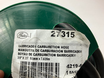 15 FEET - Gates 27315 Barricade Carburetion Fuel Hose, 3/8'' X 15' LONG