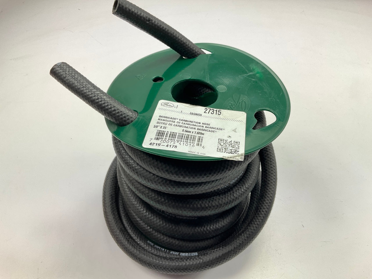 25 FEET - Gates 27315 Barricade Carburetion Fuel Hose, 3/8'' X 25' LONG