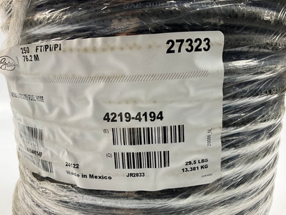 250 FEET Roll - Gates 27323 4219BG Barricade 1/4'' Fuel Hose (50 PSI) 30R14 T1