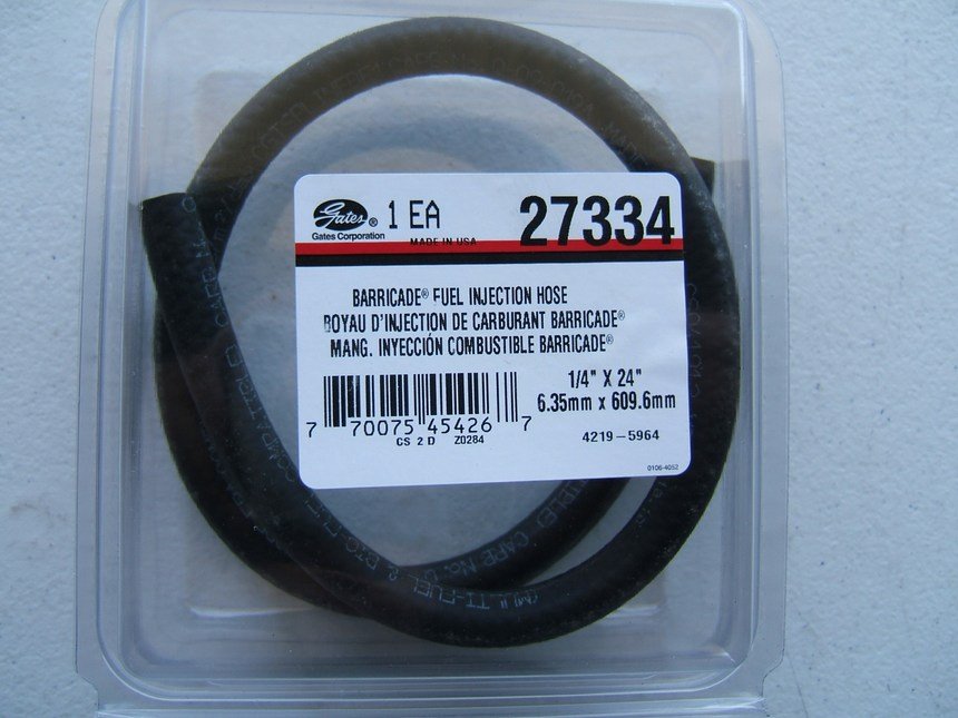 Gates BARRICADE 27334 2 FEET 2' Fuel Injection Fuel Hose Line 1/4'' 225 PSI