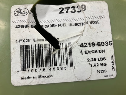 Gates 27339 4219BF Barricade Fuel Injection Hose 50 PSI 1/4'' ID X 25'