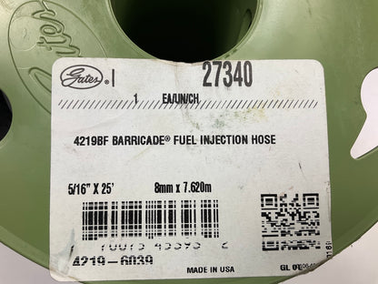 25 FEET - Gates 27340 4219BF Barricade Fuel Injection Hose SAE 30R14T2, 5/16'' ID