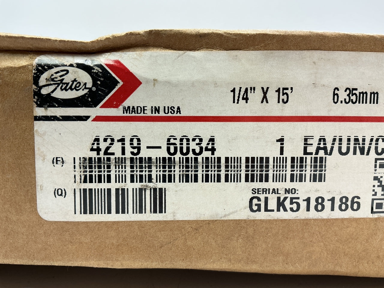 Gates 27347 Barricade Fuel Injection Hose - 1/4'' X 15' Long